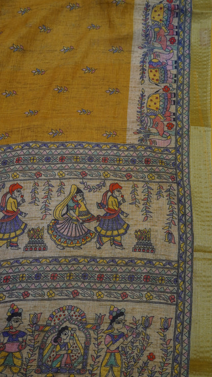 Semi Linen - Mustard