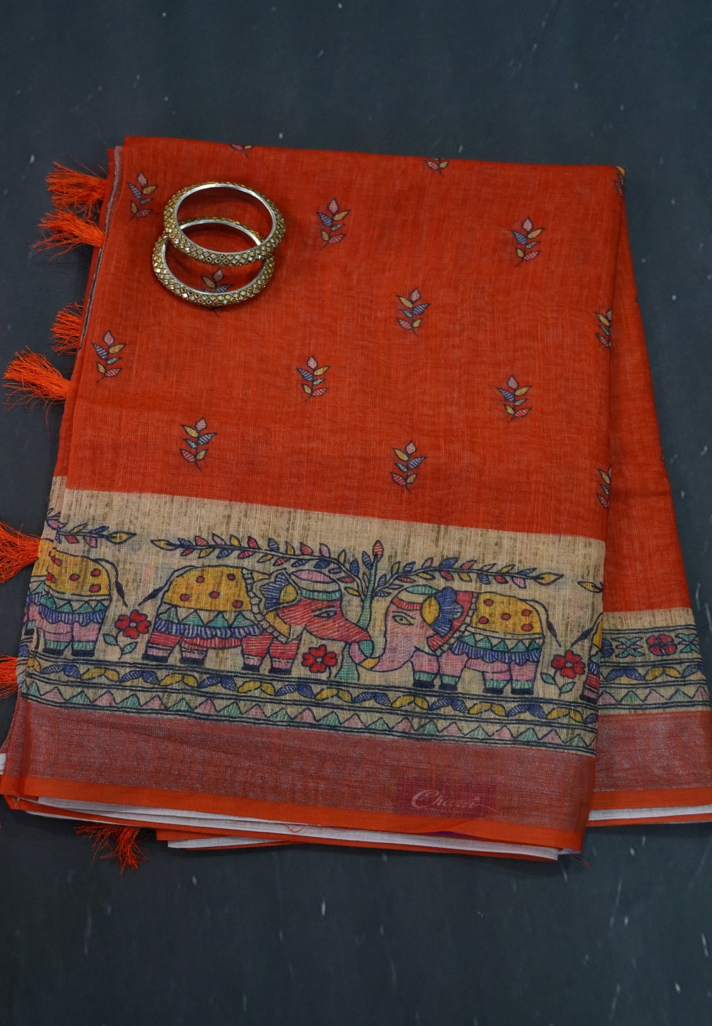 Semi Linen - Orange
