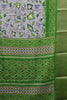 Dola Silk Saree Floral Print-Light Green thumbnail