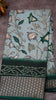 Dola Silk Saree Floral Print-Green thumbnail