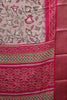 Dola Silk Saree Floral Print-Pink thumbnail
