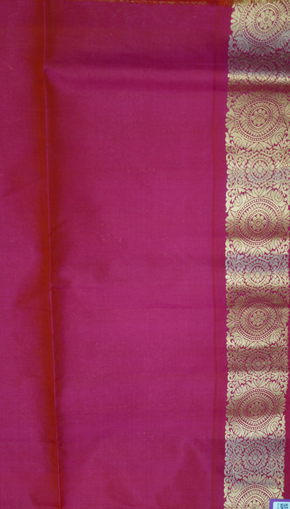 Pure Soft Silk- Small Butta Mango Yellow