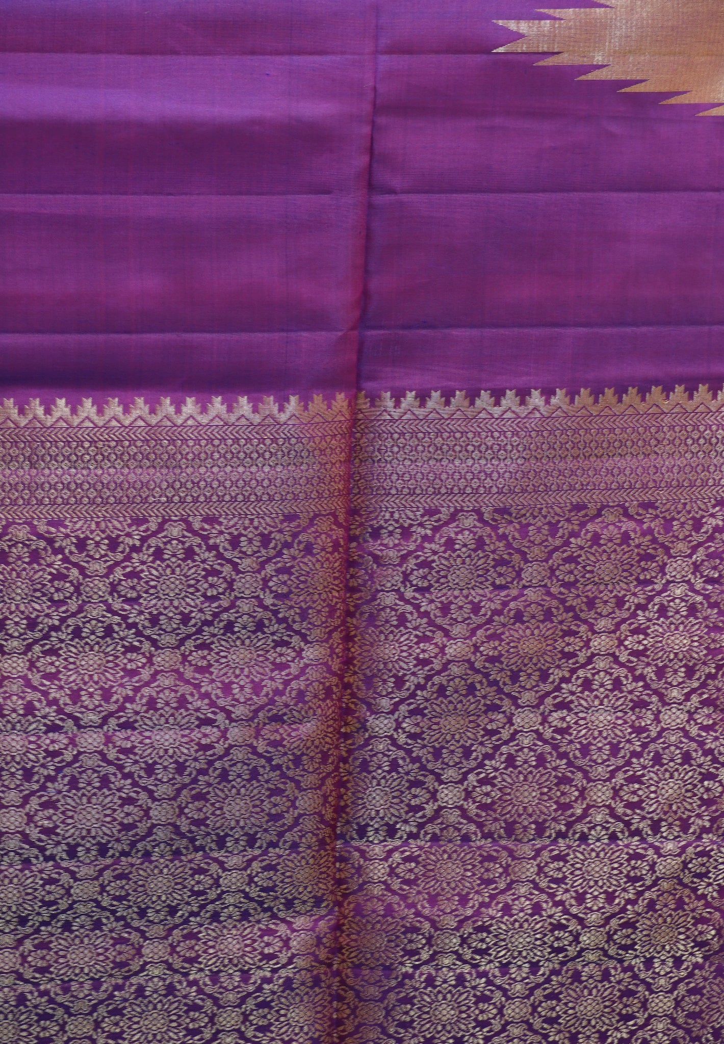 Pure Soft Silk- Manga Tower Butta Magenta