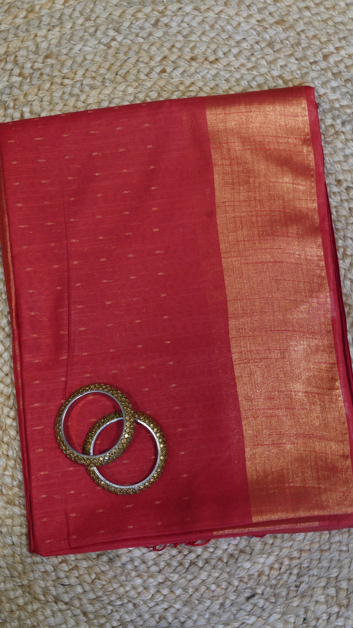 Bhagalpur Cotton - Red