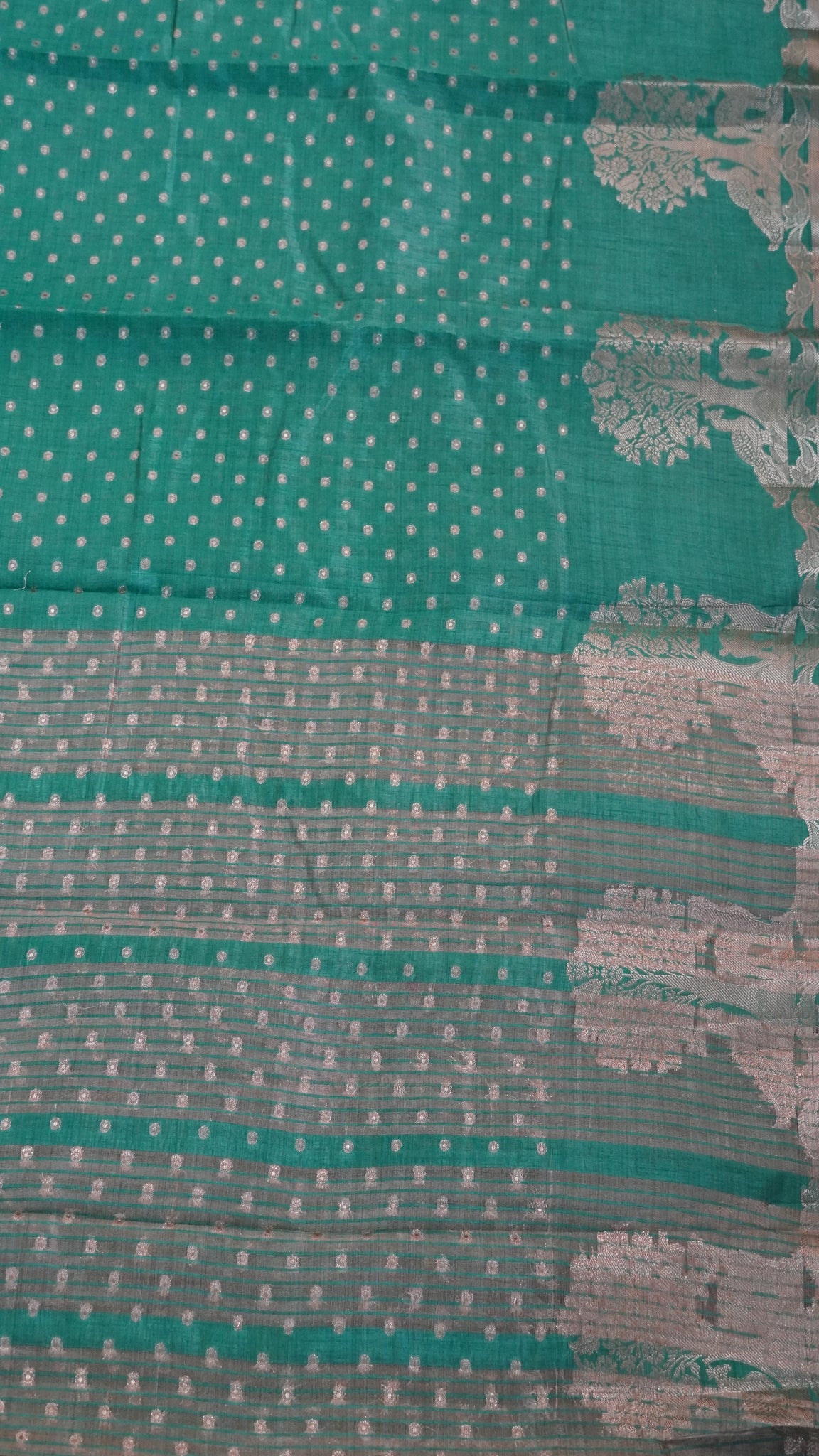 Semi Tussar- Green