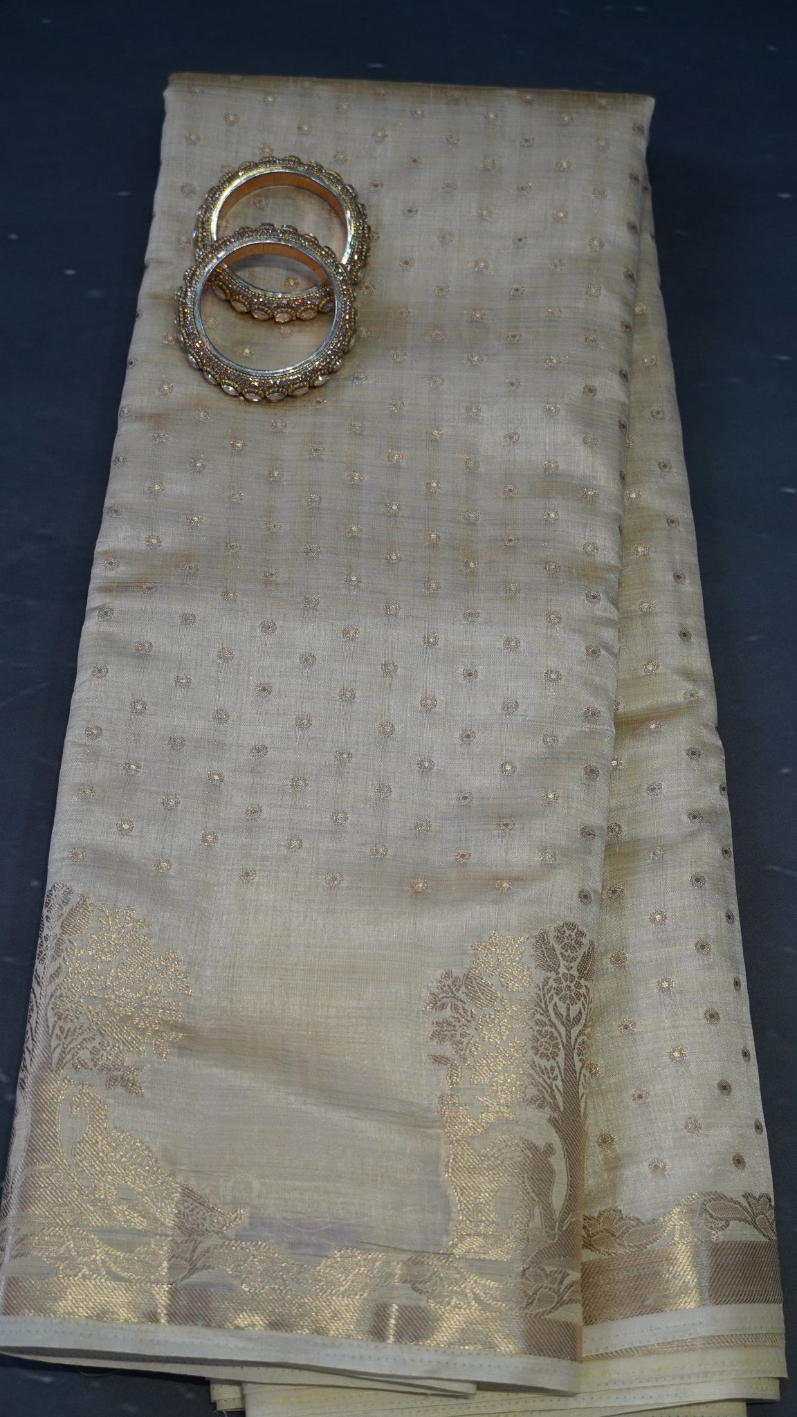 Semi Tussar- Sandal