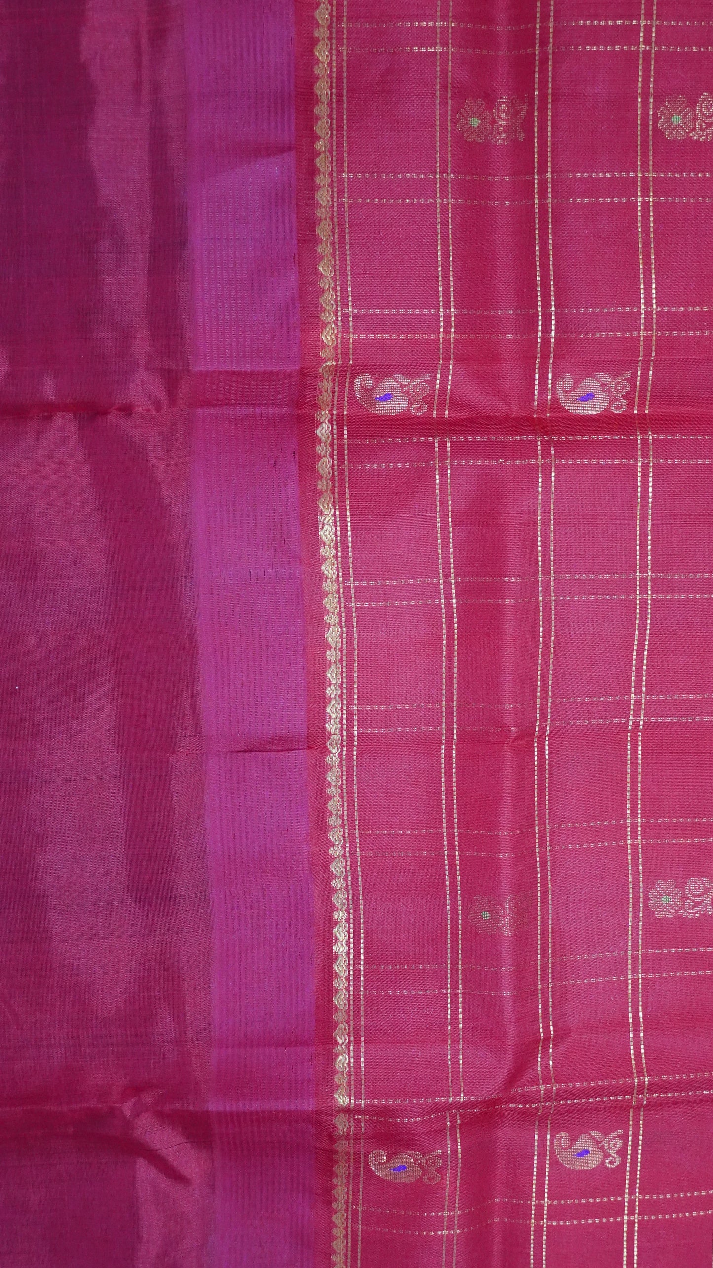 Pure Silk Cotton-Maroon
