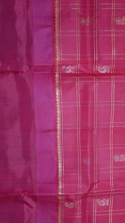 Pure Silk Cotton-Maroon