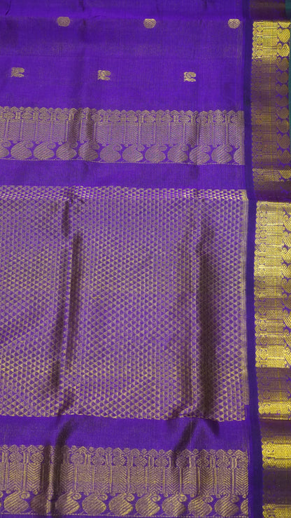 Pure Silk Cotton - Vairaoosi Purple