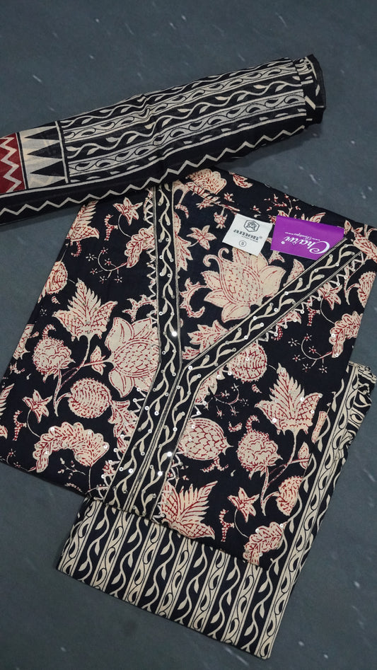 3 Pcs Kurti Set