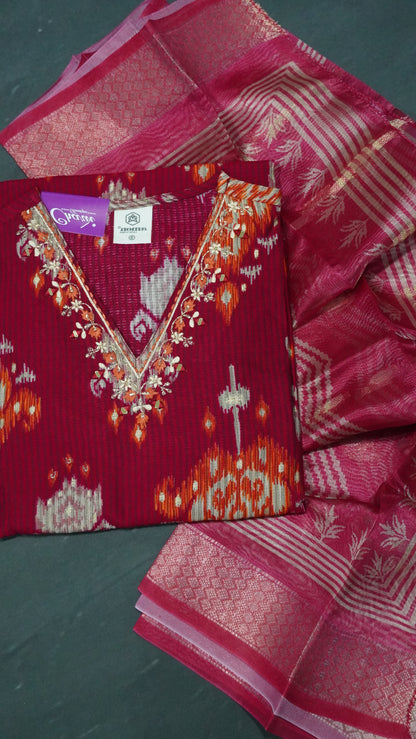 3 Pcs Kurti Set