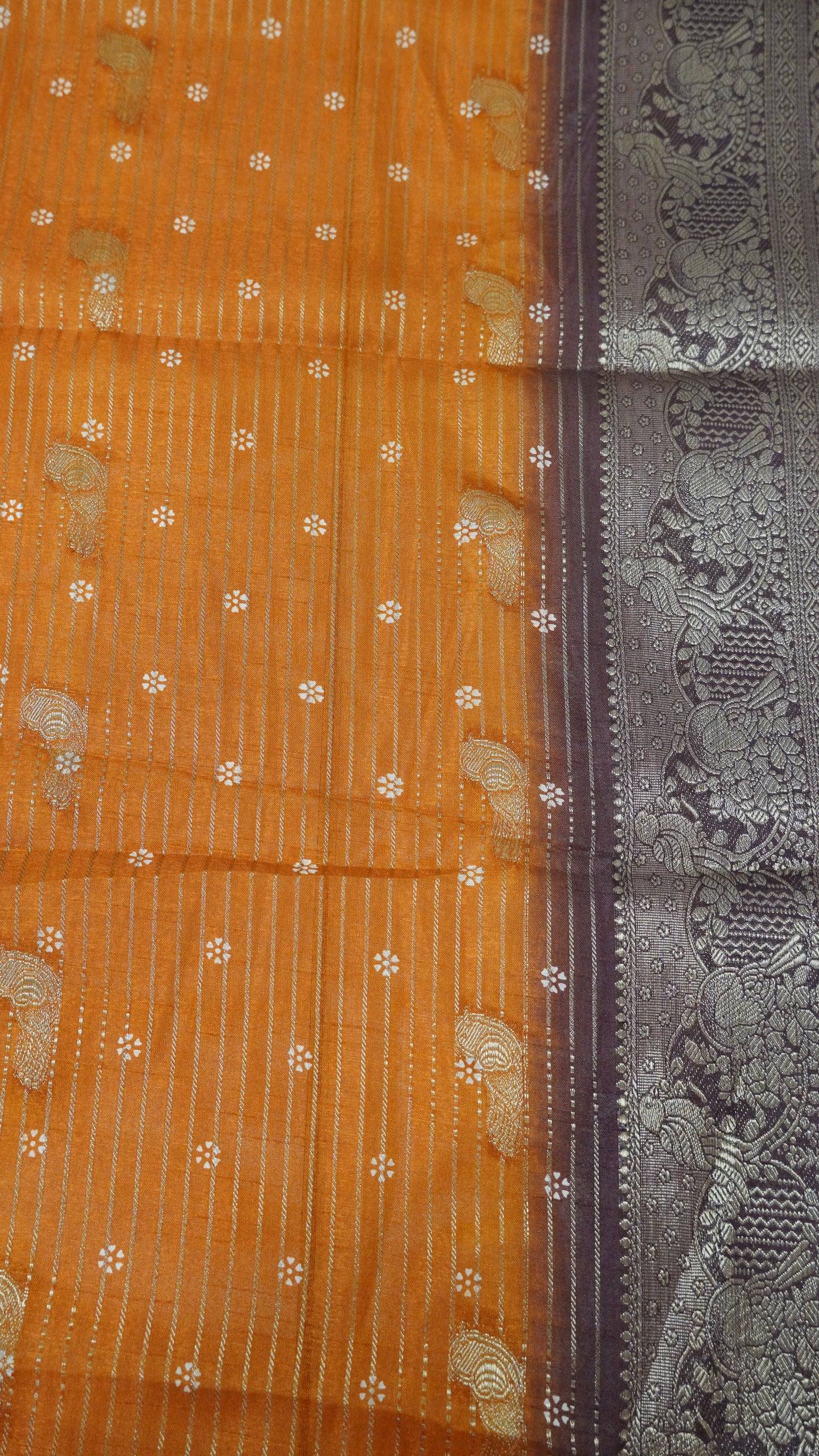 Dola Saree - Orange