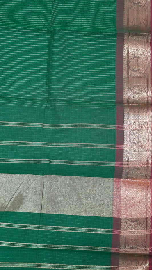 Chettinad Cotton Saree - Green