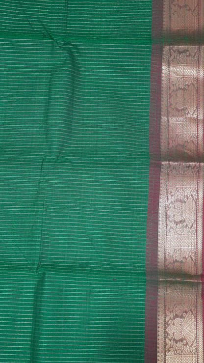 Chettinad Cotton Saree - Green