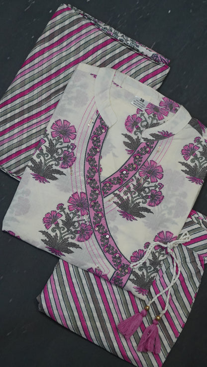 3 Pcs Salwar Set