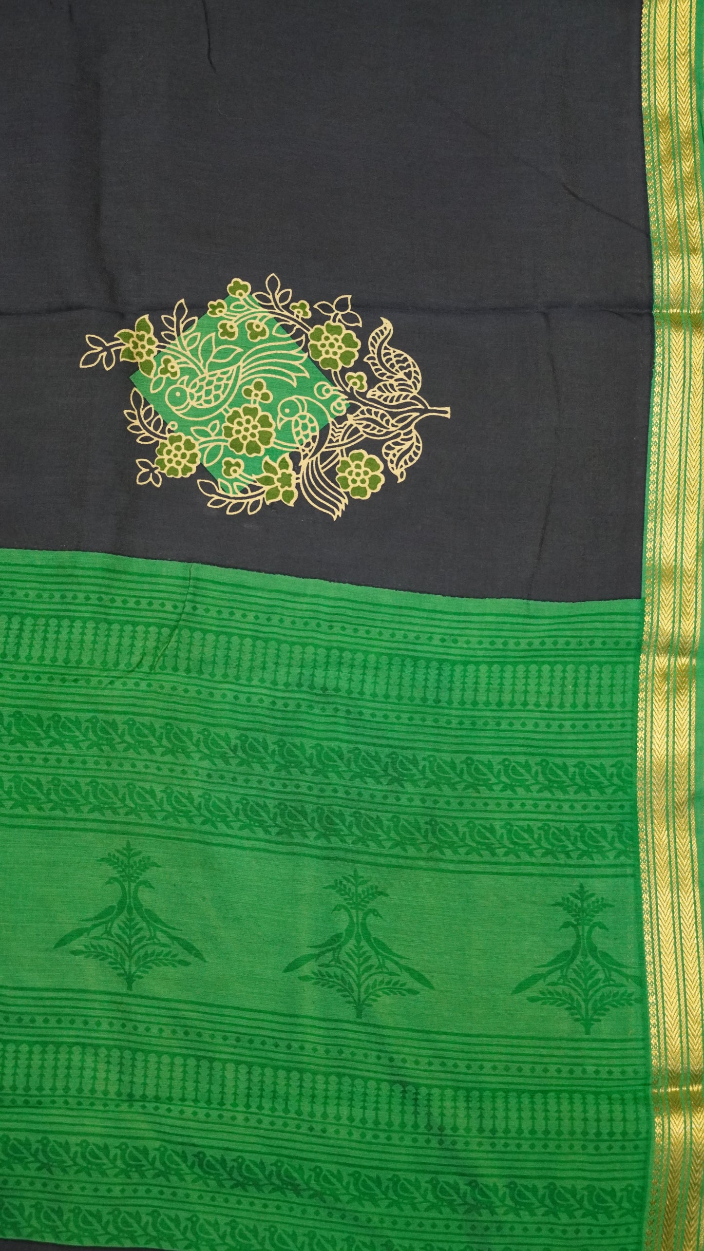 Soft Viscose Saree-Blue