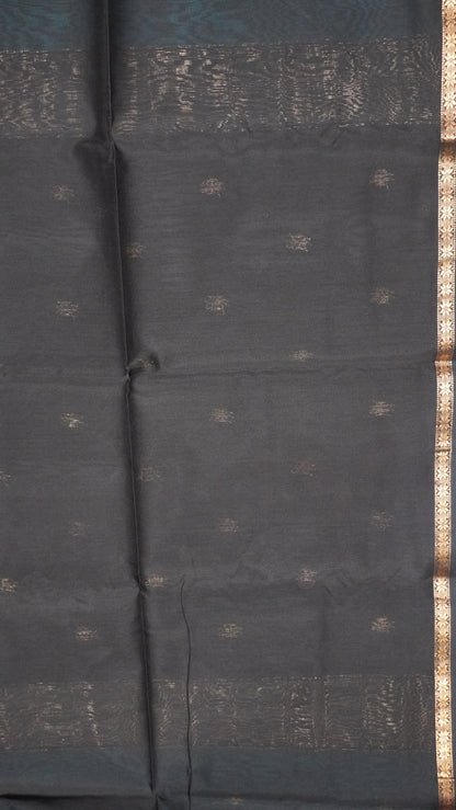 Maheswari Saree - Pink-Black