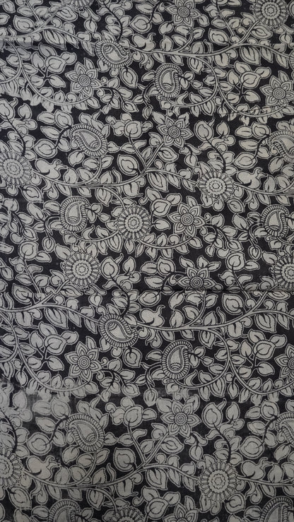Kalamkari Saree- Black