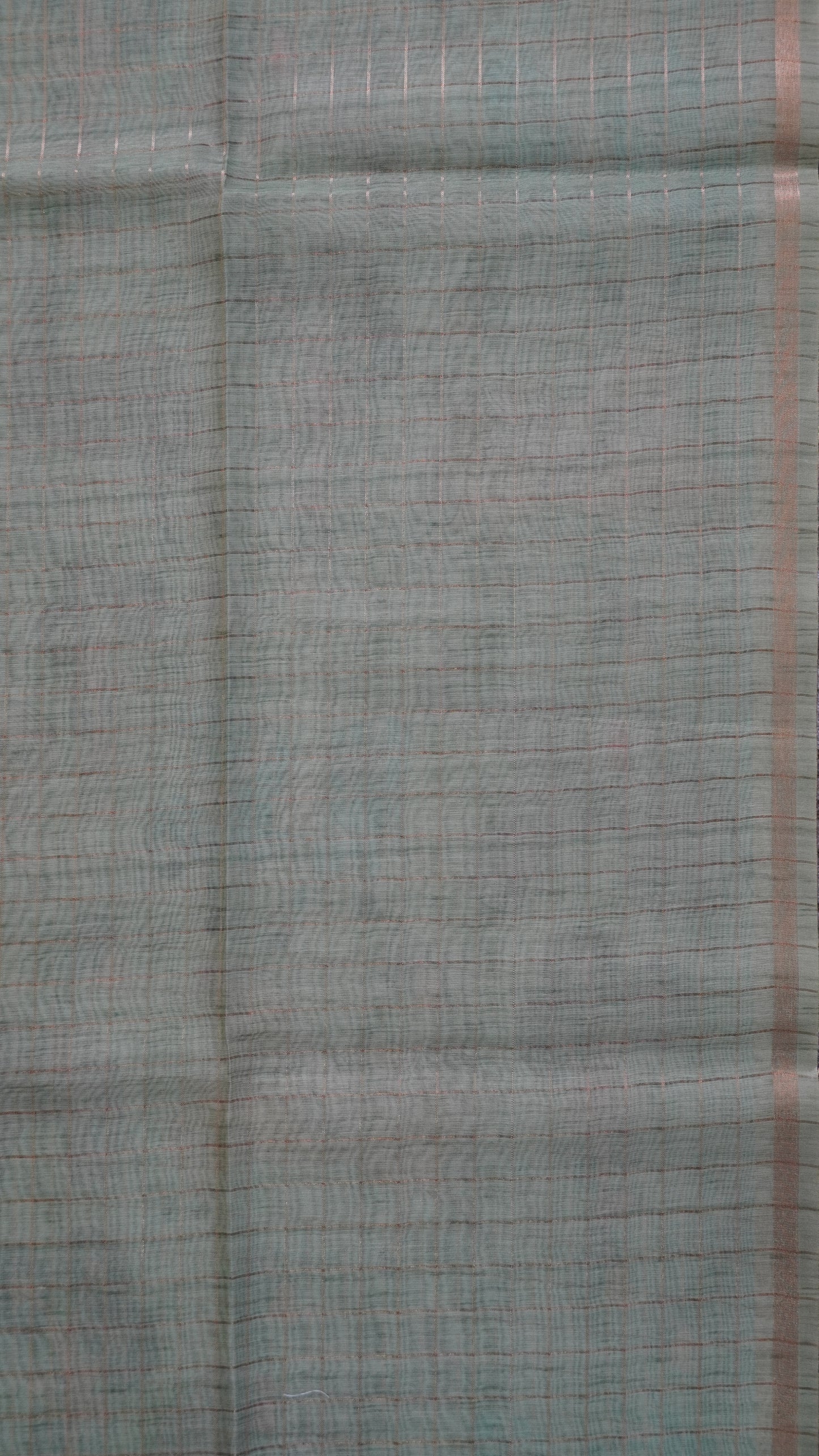 Semi Chanderi - Lehariya Pattern-Yellow