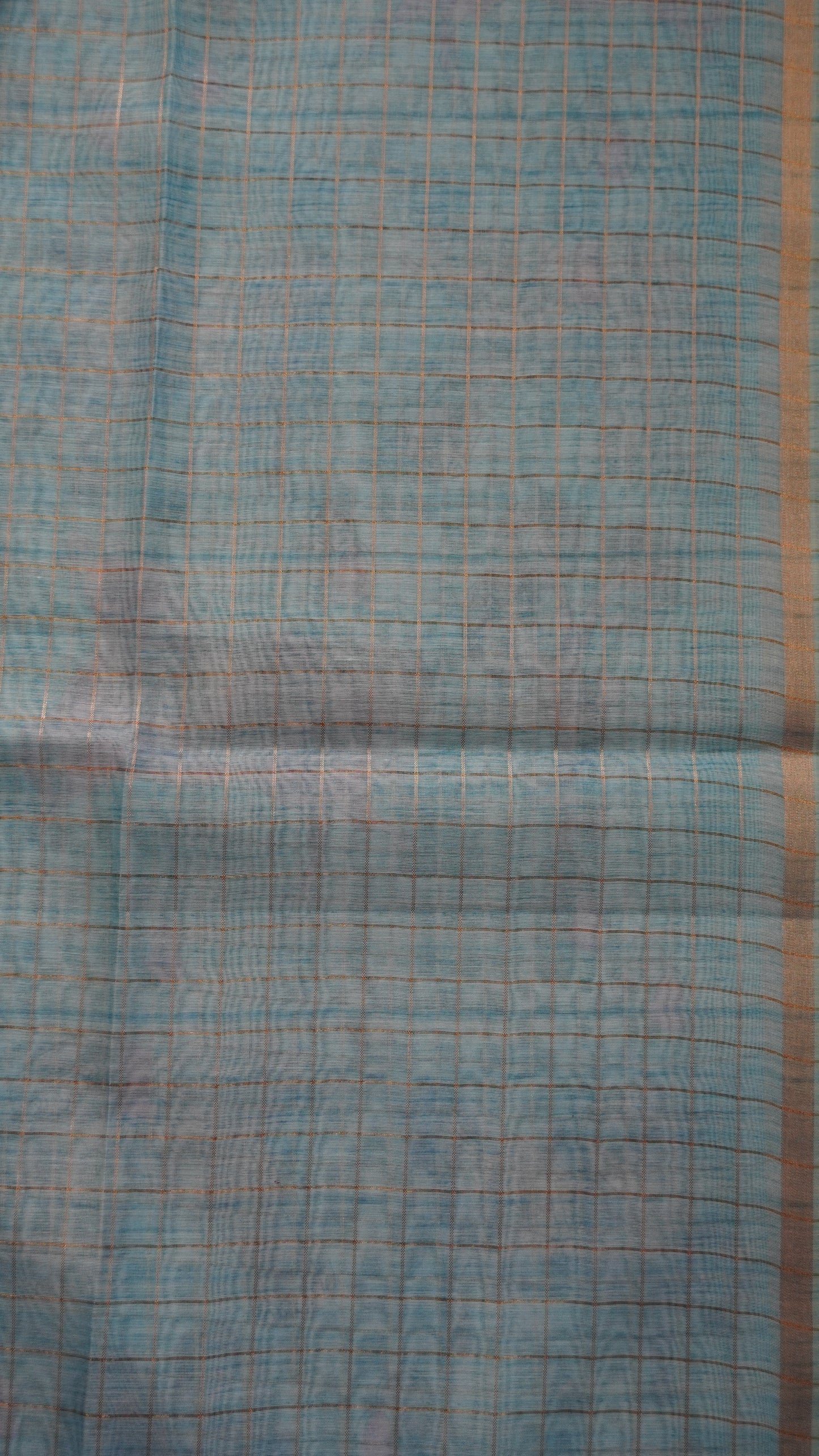 Semi Chanderi - Lehariya Pattern-Pink