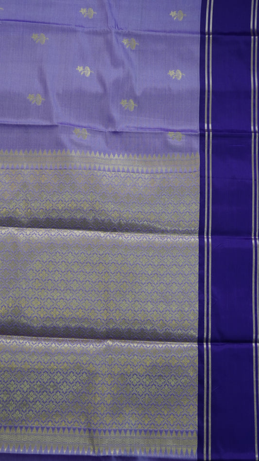 Semi Soft Silk Saree- Lavender-Voilet