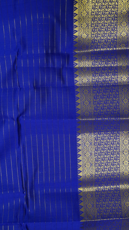 Semi Silk Saree - Square Checks Voilet