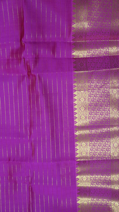 Semi Silk Saree - Square Checks Pink
