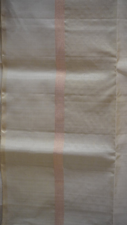 Pure Soft Silk Saree - Brown-Beige