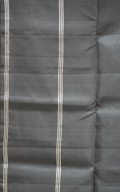 Pure Soft Silk Saree - Maroon-Black