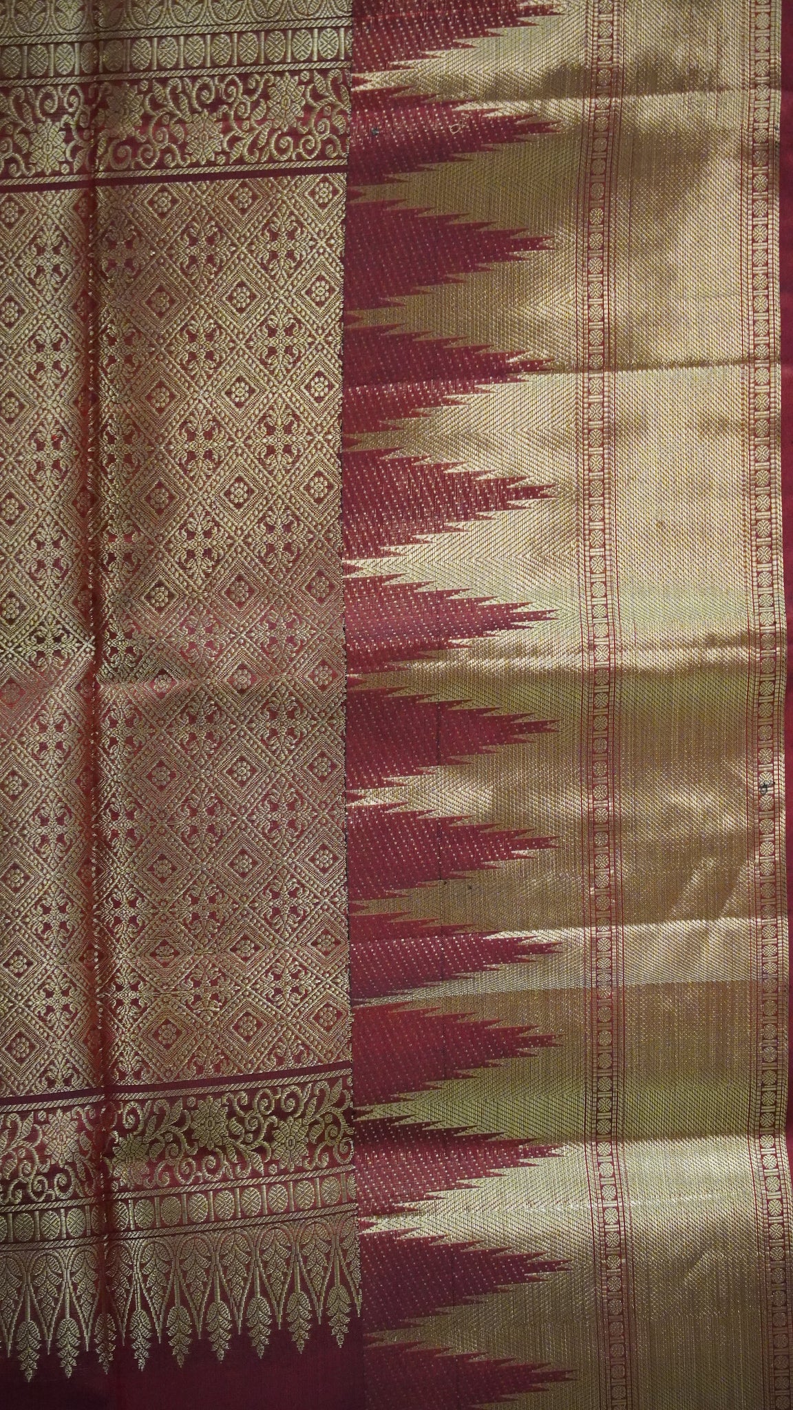Pure Soft Silk Saree - Maroon