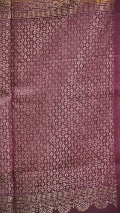 Pure Soft Silk Saree - Mustard
