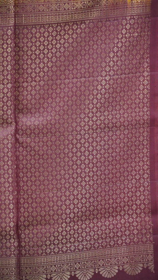 Pure Soft Silk Saree - Mustard