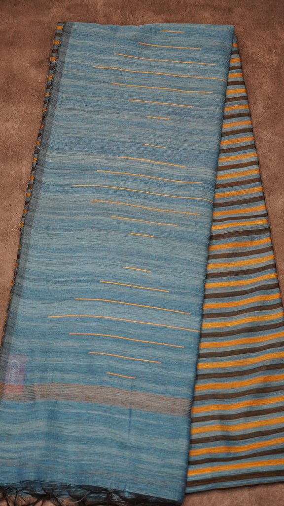 Matka Tussar-Sky Blue