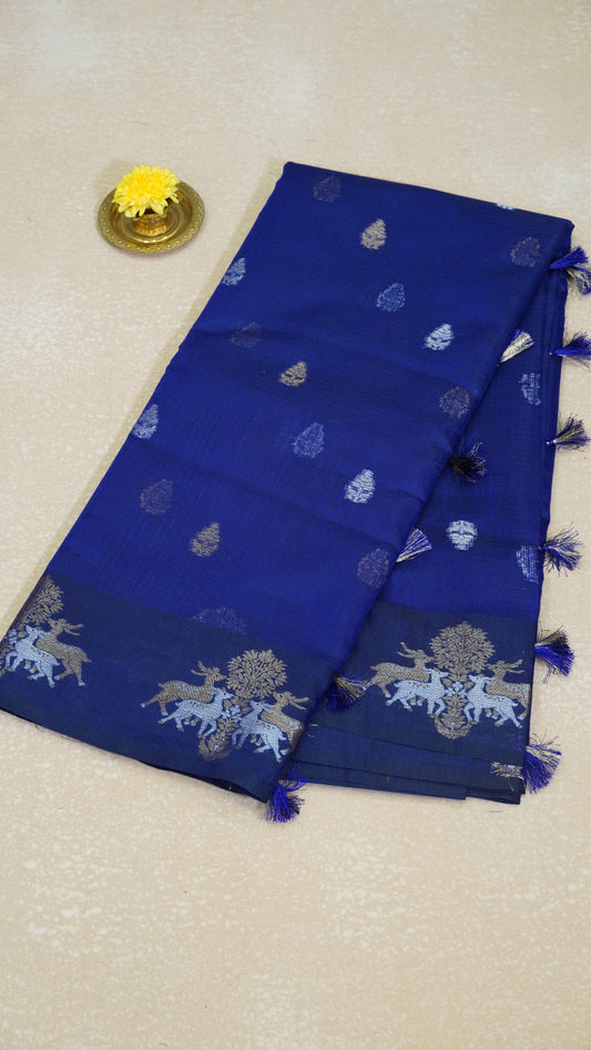 Art Zari Kota Deer Print - Violet
