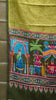 Dola Silk Saree Figure Print Green thumbnail