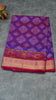 Semi Pattola Saree Kolam Print - Purple thumbnail
