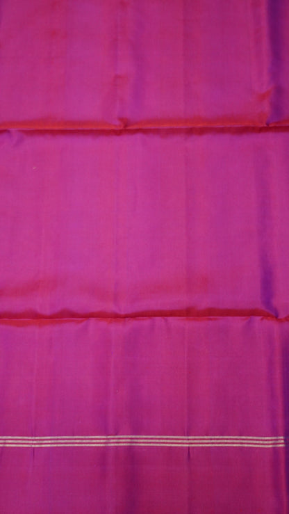 Pure Silk Saree - Kolam Magenta