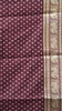 Malai Cotton Saree Mangalgiri Border - Onion Pink thumbnail