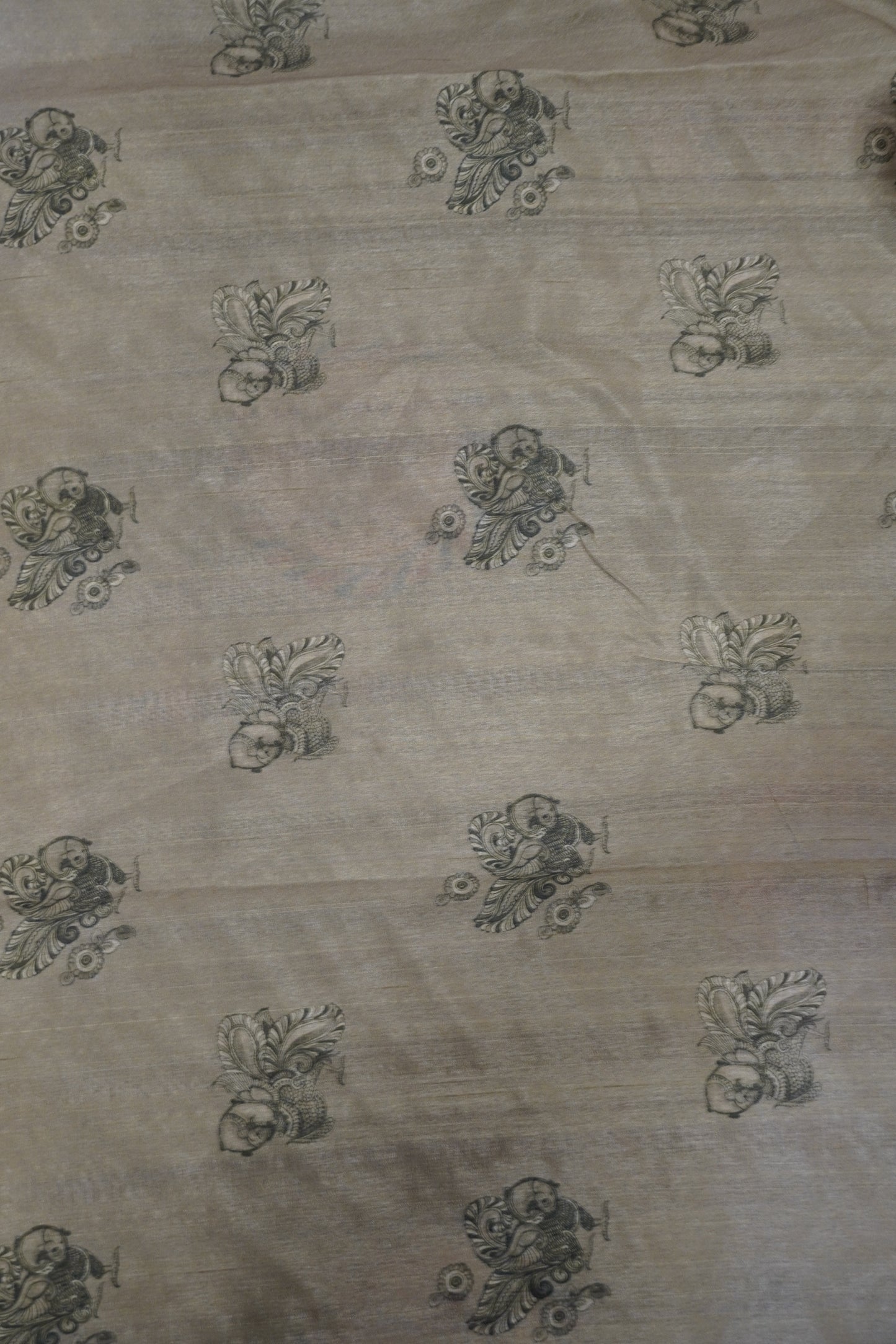 A Kota Saree - Embroidery Border - Elachi Green