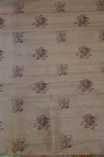 A Kota Saree - Embroidery Border - Pastle Pink