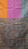 Semi Chanderi Saree Diamond Print - Orange thumbnail