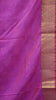 Semi Pattola Saree Pichwait & Floral Print with Floral Border - Purple to Pink thumbnail