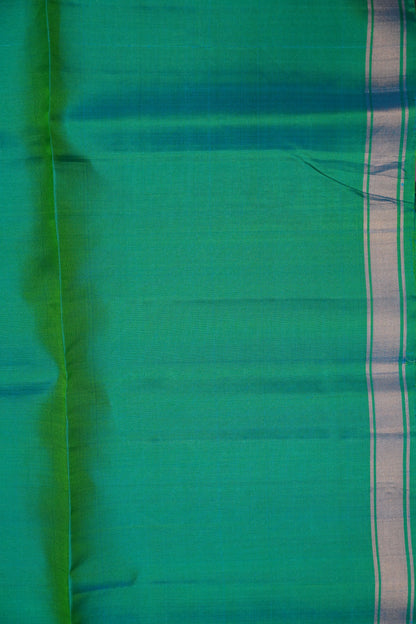 Pure Silk Saree - Zari Lines Royal Blue
