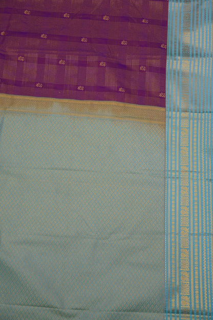 Semi Silk Saree - Dark Pink