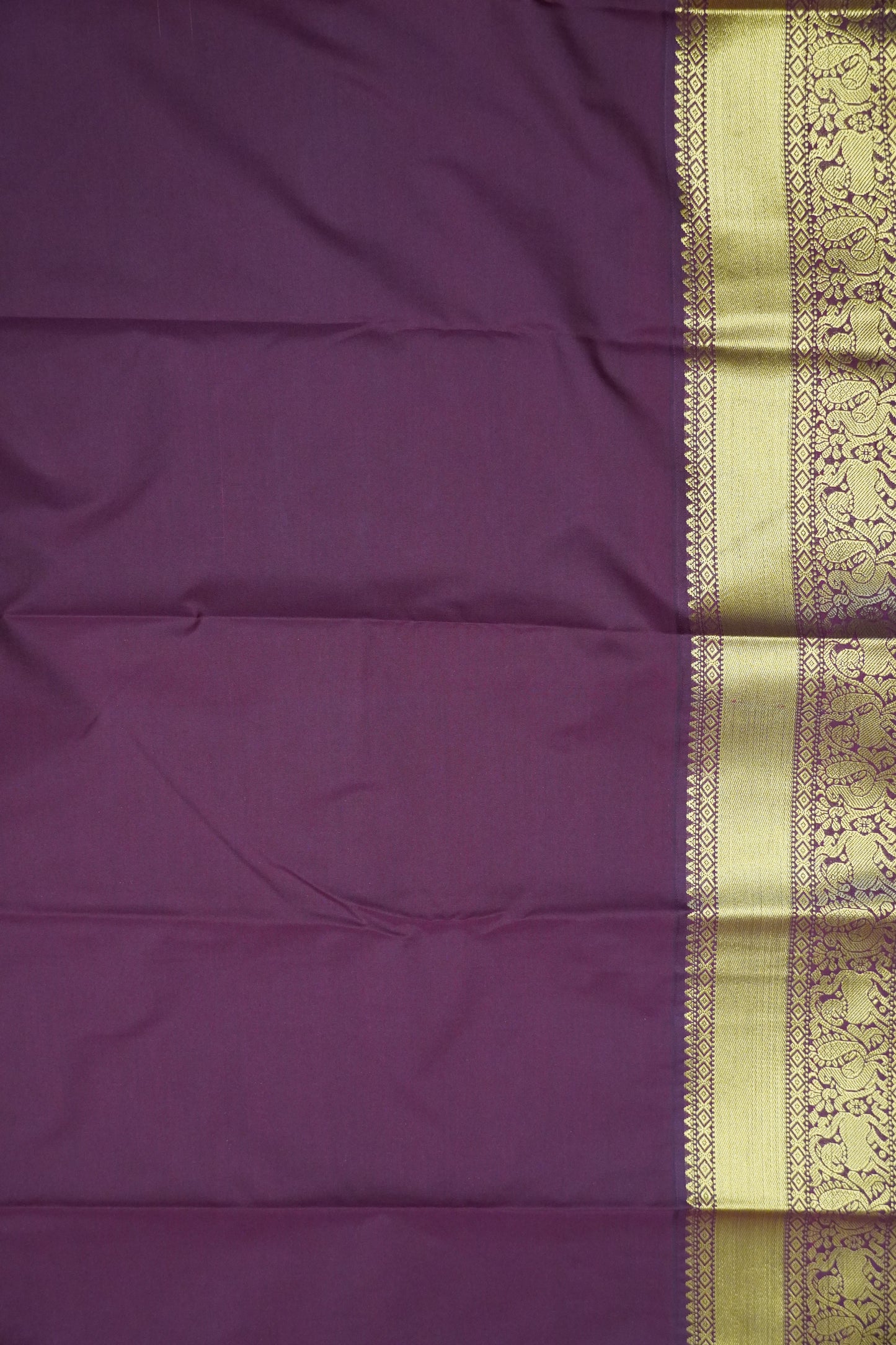 Semi Silk Saree - Peach Pink