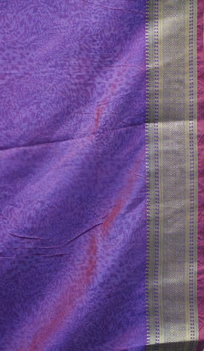 Semi Pattola Saree Pichwai Print - Red
