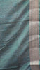 Semi Pattola Saree Pichwai Print - Olive Green thumbnail