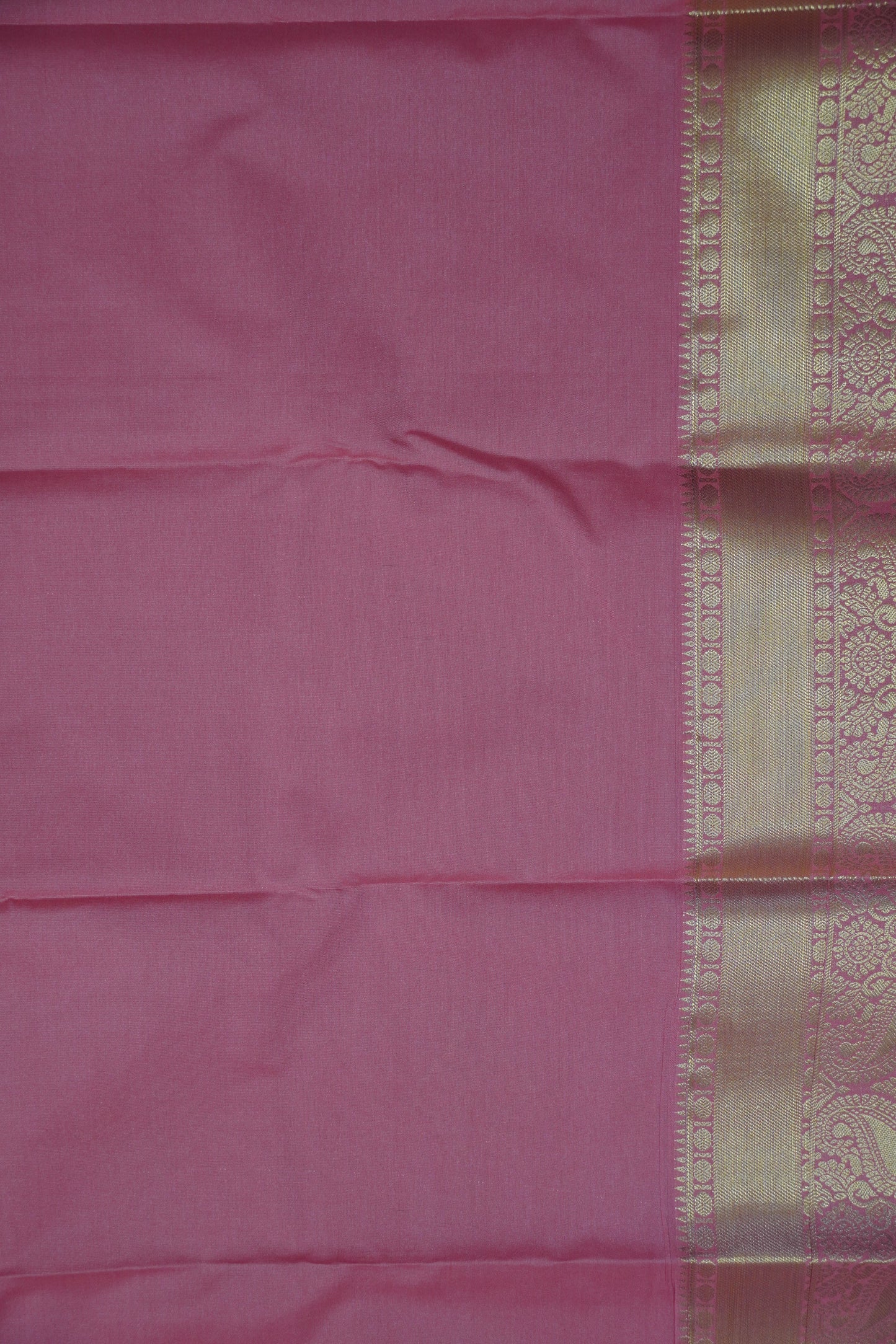 Semi Silk Saree - Kolam Buta Peach Pink