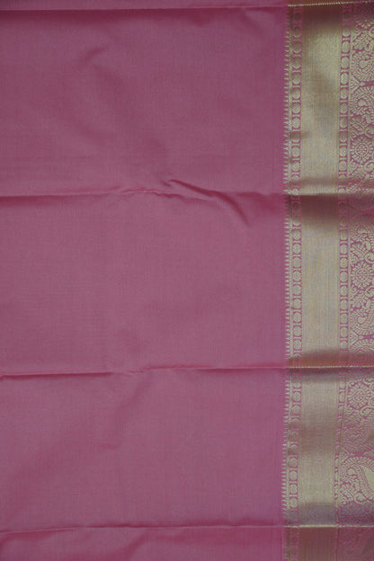 Semi Silk Saree - Kolam Buta Peach Pink