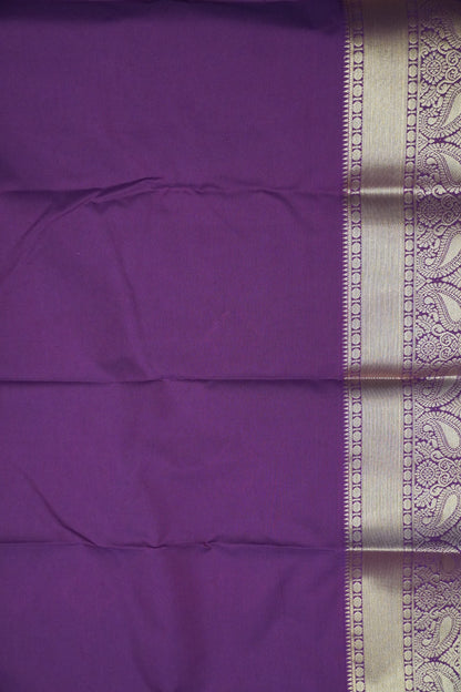 Semi Silk Saree - Kolam Buta Maroon
